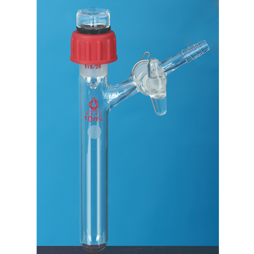 磨口反应管 标准玻璃互换节门 联华玻璃仪器