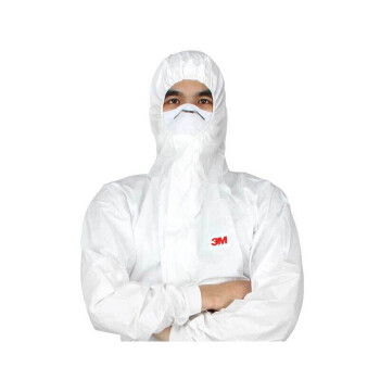 3M 防护服 4545 防尘防液体喷溅 工业实验室液体喷涂农药 带帽连体服