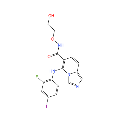 5-((2-氟-4-碘苯基)氨基)-N-(2-羟基乙氧基)咪唑并[1,5-a]吡啶-6-甲酰胺 98+%