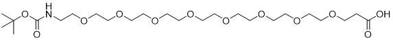 N-叔丁氧羰基-七聚乙二醇-羧酸